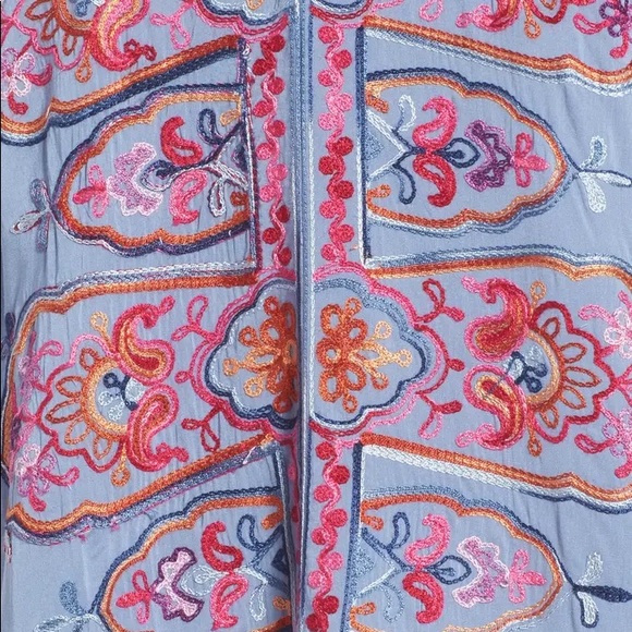 ⚠️LAST CHANCE Socialite Embroidered Kimono Duster - Picture 3 of 3